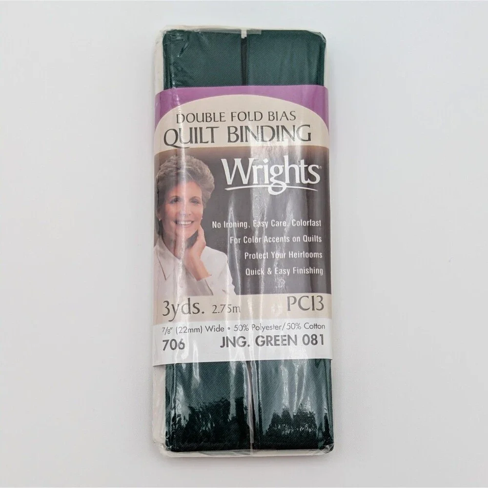 Wrights Double Fold Bias Quilt Binding 7/8